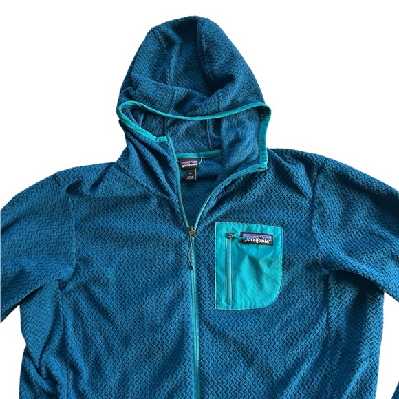 Patagonia W R1 Air Full-Zip Hoody Size XL Outdoor Hiking Gorpcore - Picture 6 of 15